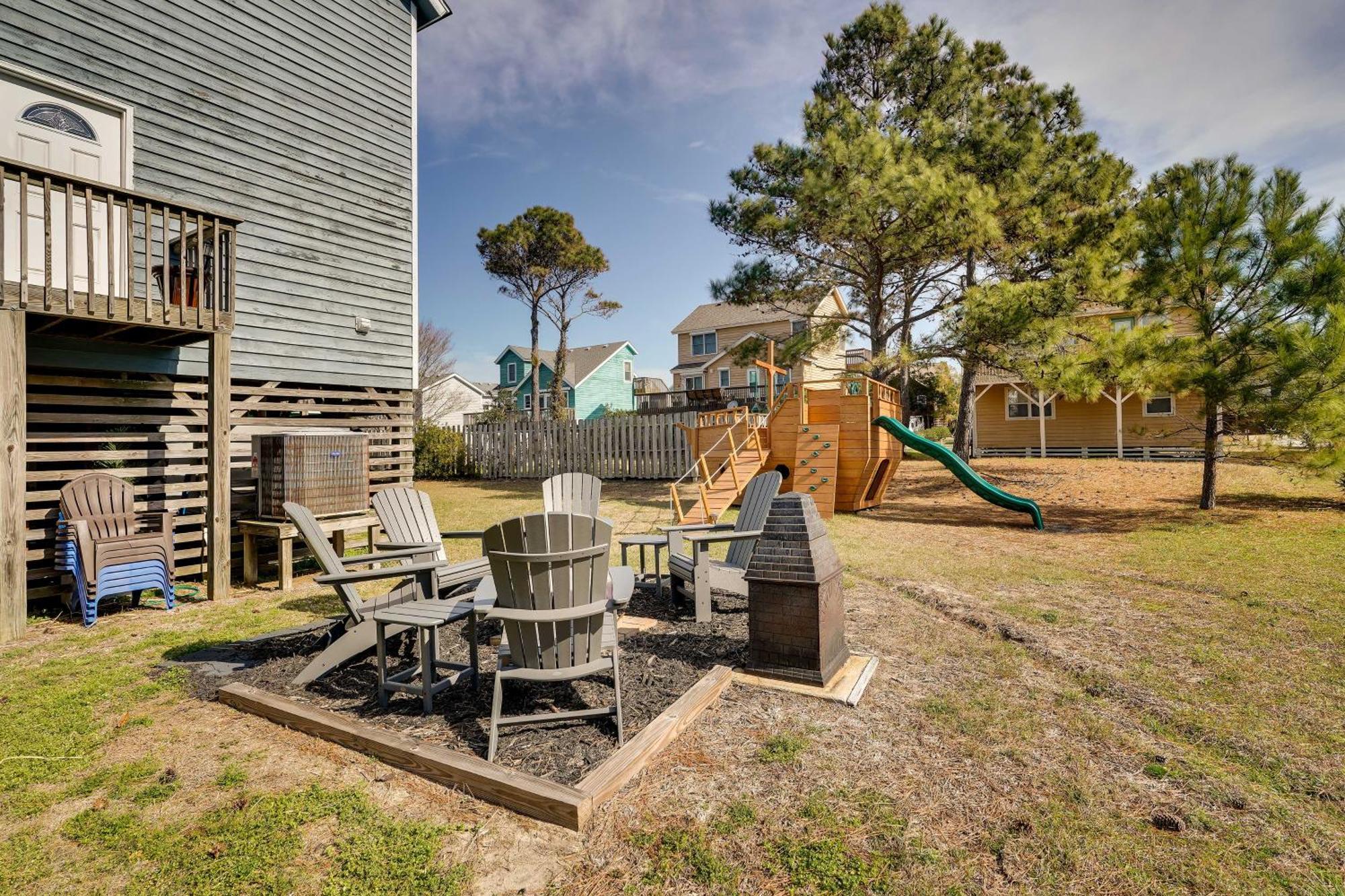 Dunn Dreamin Hot Tub, Pirate Fort, And Fire Pit! Nags Head Eksteriør billede